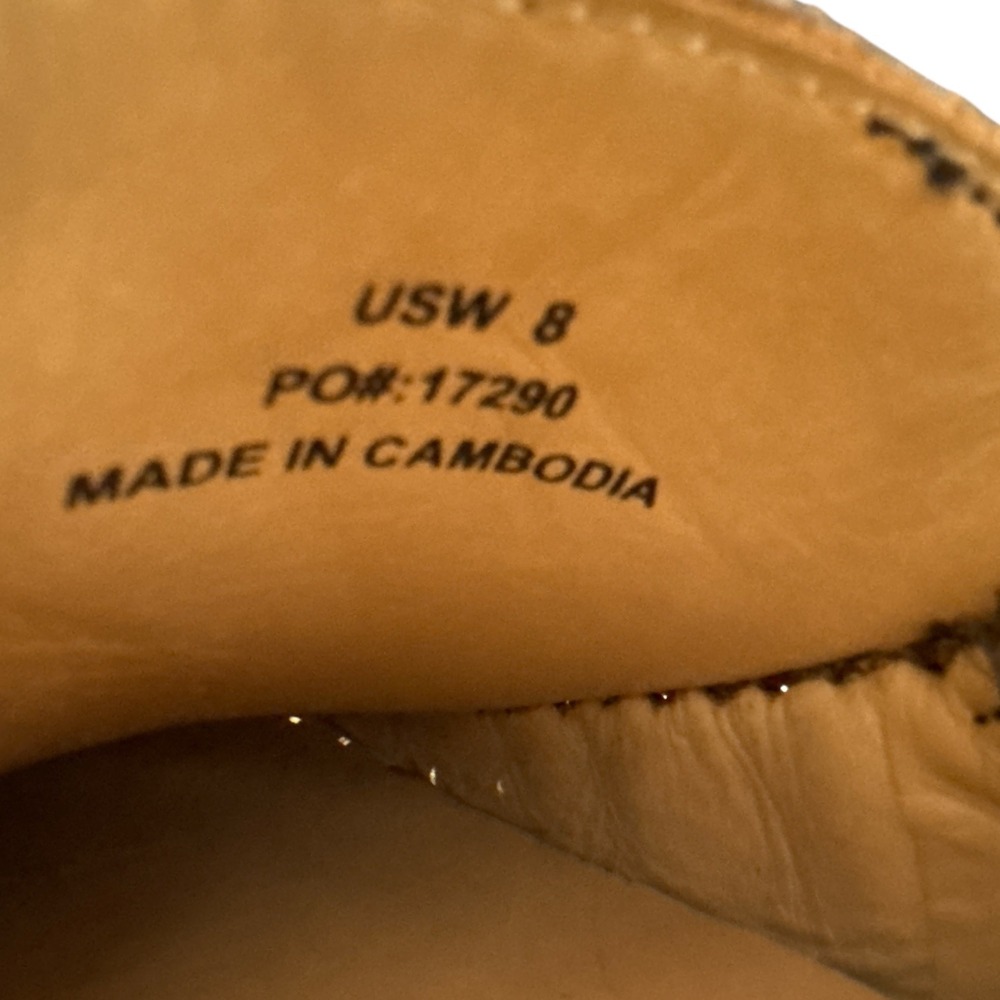 Quince Womens Suede Driver Loafers Medium Brown 8 LB74495-BSFLC005-17290 NIB - Picture 6 of 7